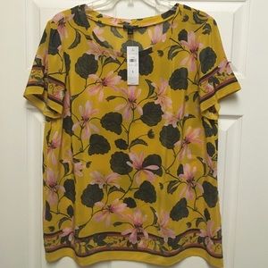 Blouse /Top, S-L , Silk ,short sleeve, Multicolor